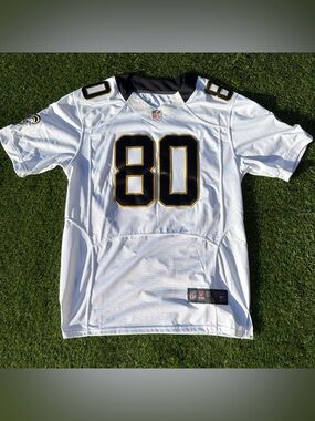 Nike NFL New Orleans Saints #80 Jimmy Graham white jersey size large
